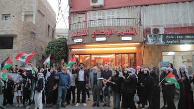 صورة إطلاق مهرجان أيام فلسطين الثقافية في المسرح الوطني اللبناني