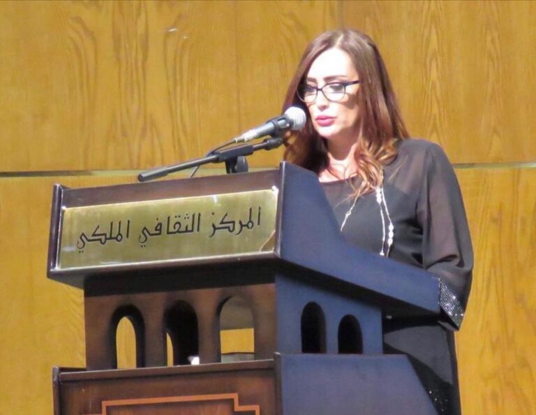 ماجدة داغر في افتتاح الأمسيات الشعرية لمهرجان جرش