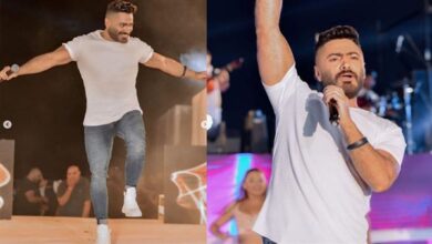 صورة تامر حسني يستعد لأضخم حفل بالساحل ويتخطى أحزانه