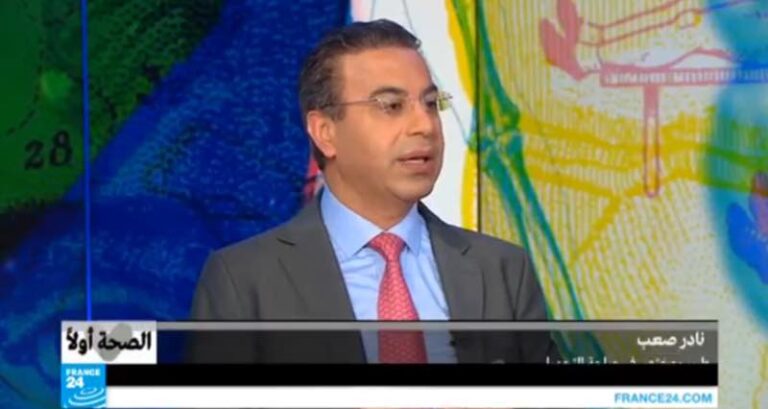 د. نادر صعب . اول طبيب لبناني علي شاشة  france24