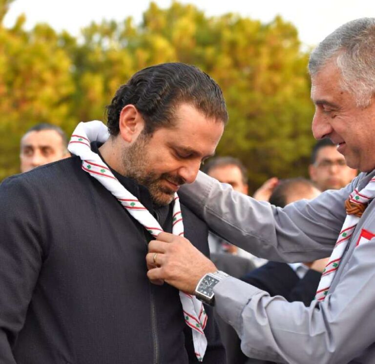 الرئيس الحريري يختتم حفل المخيم الكشفي الوطني الاول لاتحاد كشافة لبنان