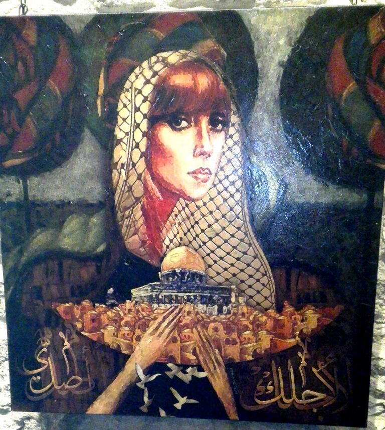 خاص – بريشة الفنان “أسامة جحجاح”  “فيروز” مكرمة في رحاب دمشق